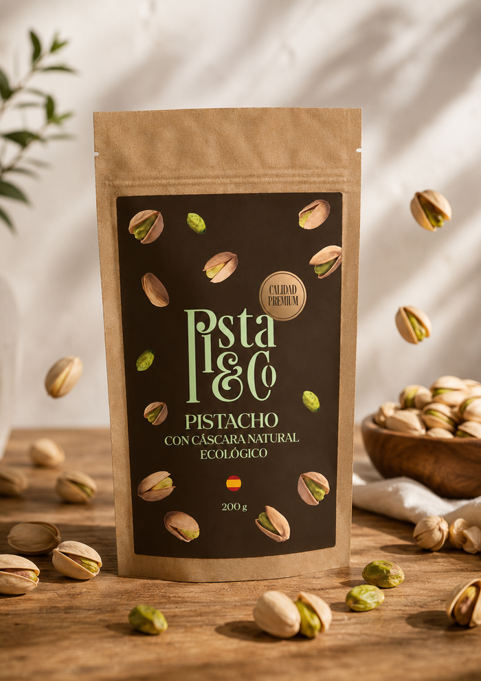 Pistacho con cáscara natural ecológico