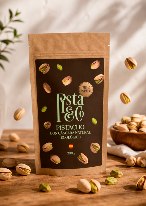 Pistacho con cáscara natural ecológico