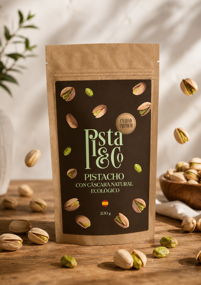 Pistacho con cáscara natural ecológico