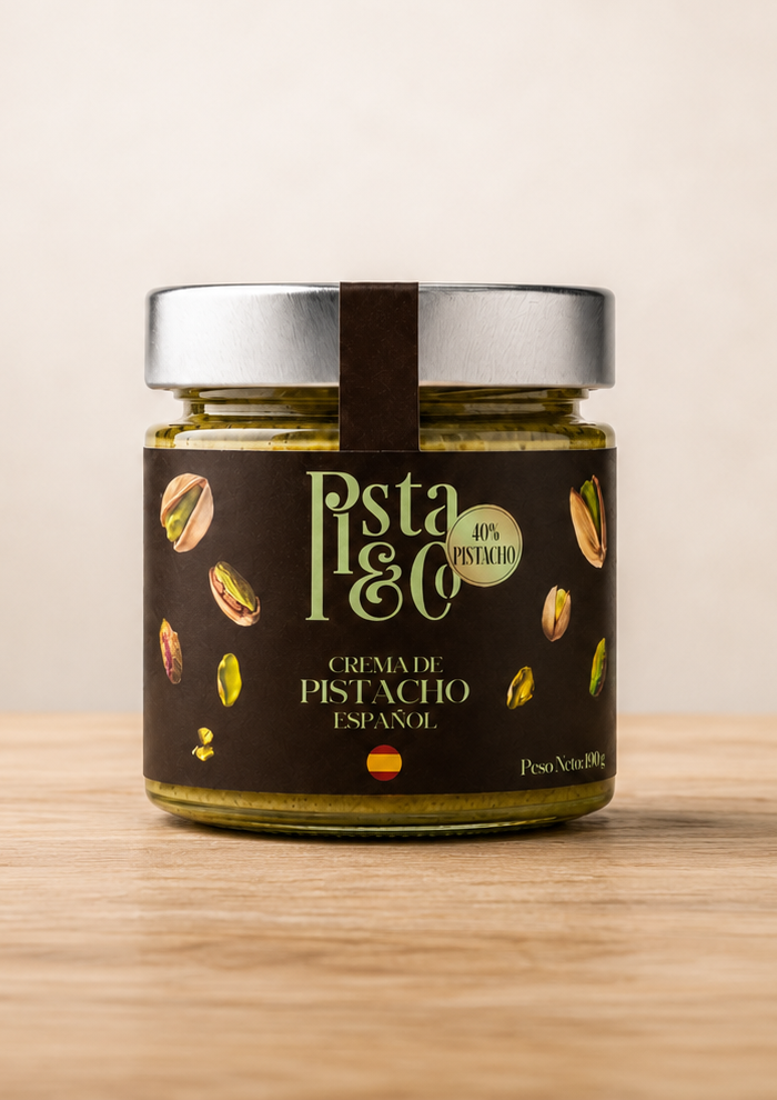 Crema de pistacho español
