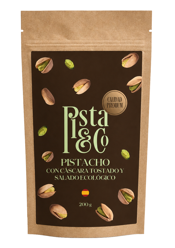 Pistacho con cáscara tostado y salado ecológico